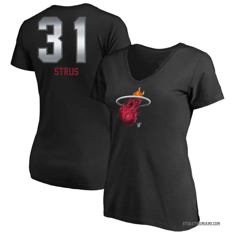 Max Strus T-Shirt | Authentic Miami Heat Max Strus T-Shirts - Heat Store